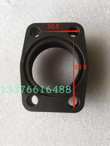 液压油泵进出油口法兰66.7*31.8  57.1*27.8液压泵齿轮泵法兰盘 - 图1