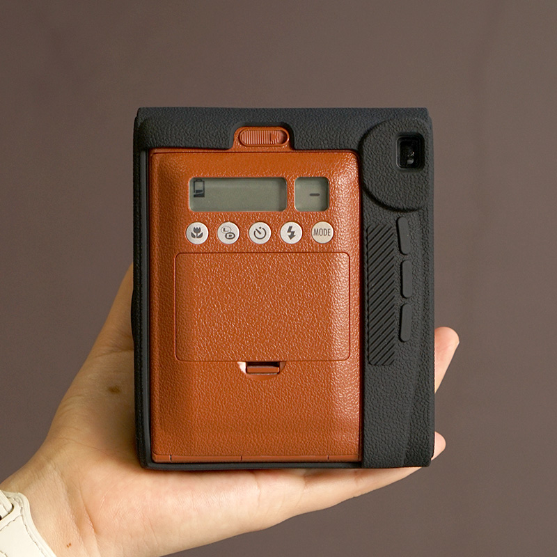 适用富士拍立得mini90相机包evo保护壳硅胶套mini99皮套防刮防撞 - 图1