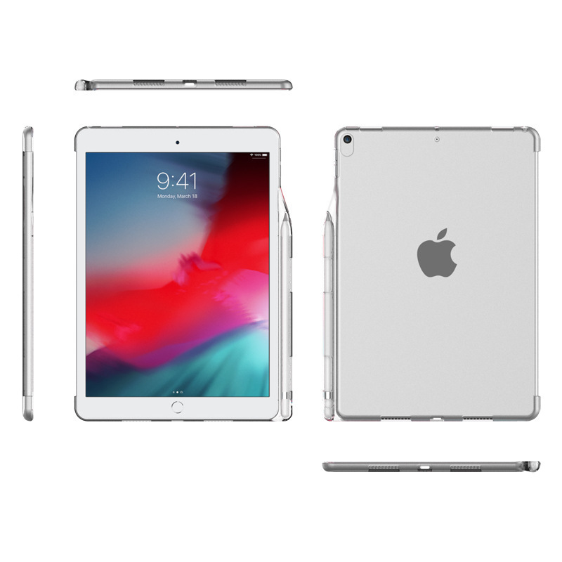 适用2021iPad9 10.2第九代缺边保护套伴侣带笔槽9.7透明硅胶后壳8 - 图2