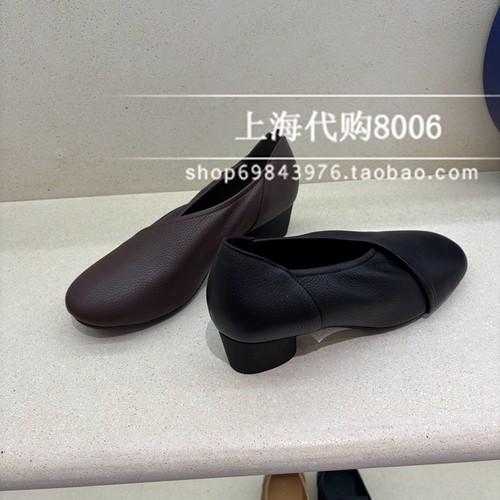 achette雅氏2025秋季专柜正品女鞋优雅乐福鞋粗跟深口女单鞋5TL3 - 图3