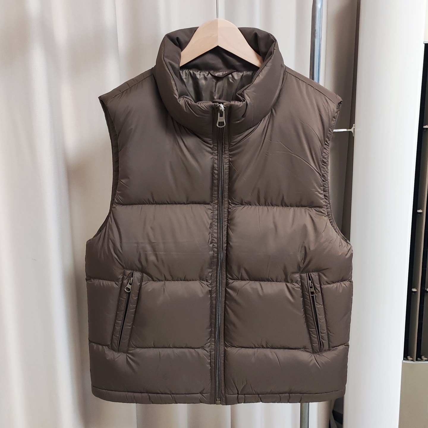 2025新款男士羽绒背心加厚秋冬新国标中性马甲情侣款拉链口袋 - 图2