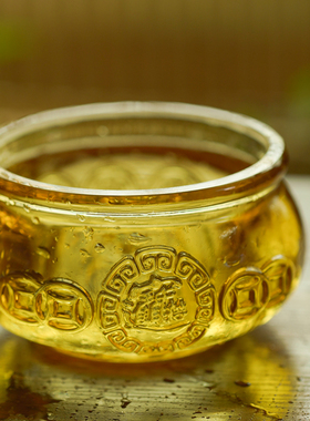 珍悦琉璃五路财神水供上水机摆件