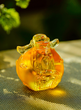 琉璃福禄寿三星办公室桌面摆件