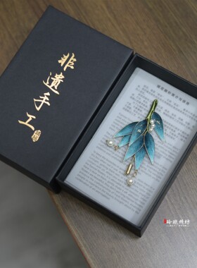 苏州非遗手工绒花胸针中式蚕丝汉服旗袍配饰送妈妈老师毕业季礼物