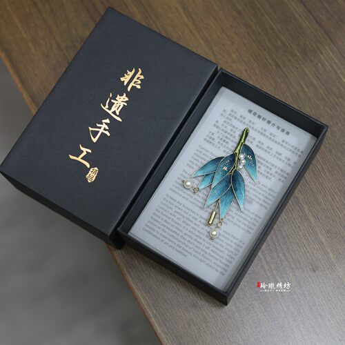 苏州非遗手工绒花胸针中式蚕丝汉服旗袍配饰送妈妈老师毕业季礼物 - 图1