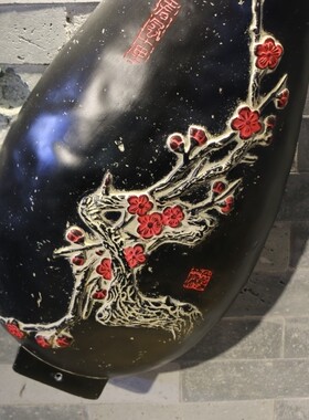 中式家居琵琶玄关挂画东风破壁饰