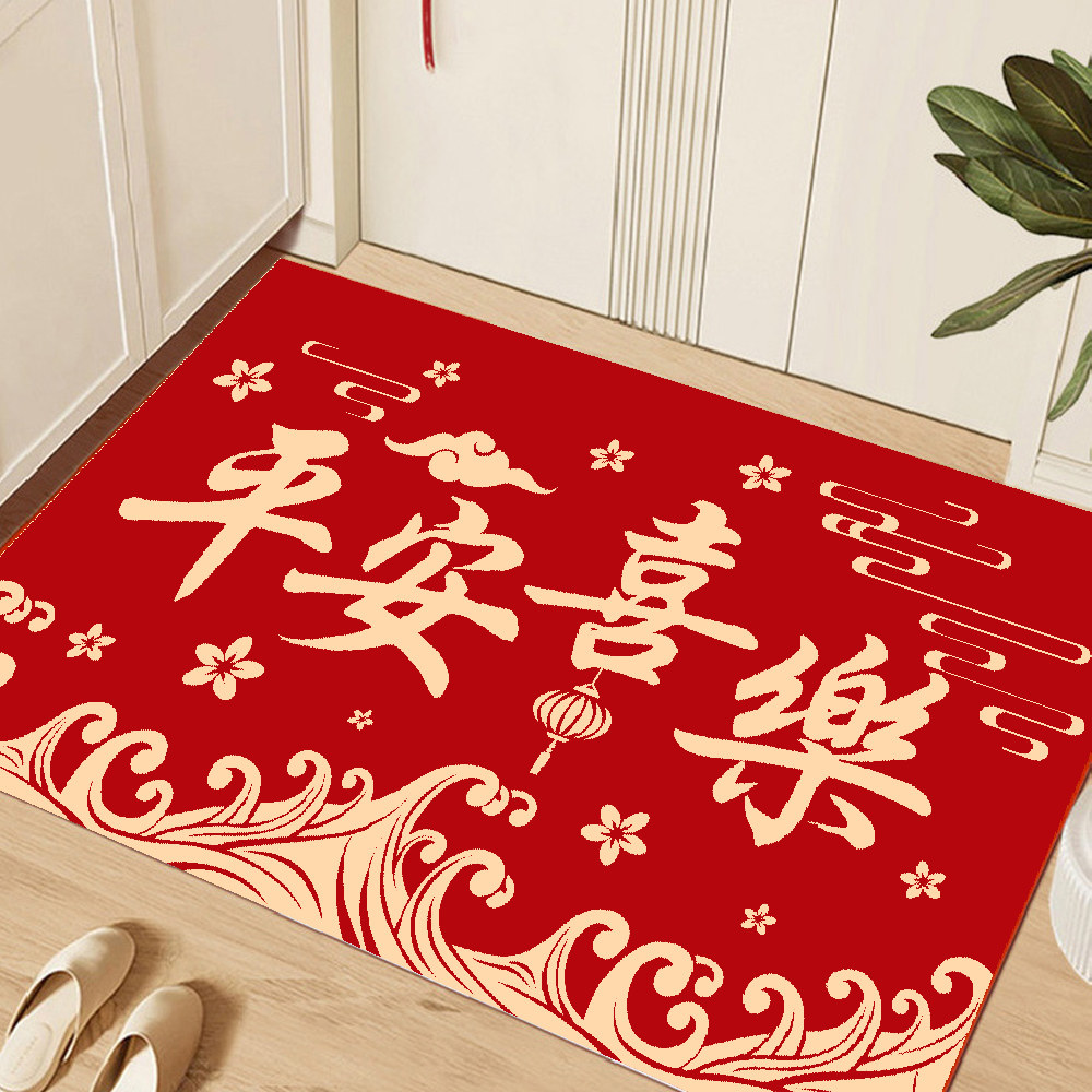 New Year of the Horse entry door mats entrance door mats red 2026 new bedroom entrance hall mats