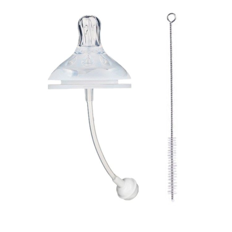 通用宽口奶瓶吸管ppsu玻璃奶嘴贝爱因美贝安儿欣奶瓶一体奶嘴吸管,淘宝优惠券,粉丝福利购,淘宝优惠卷