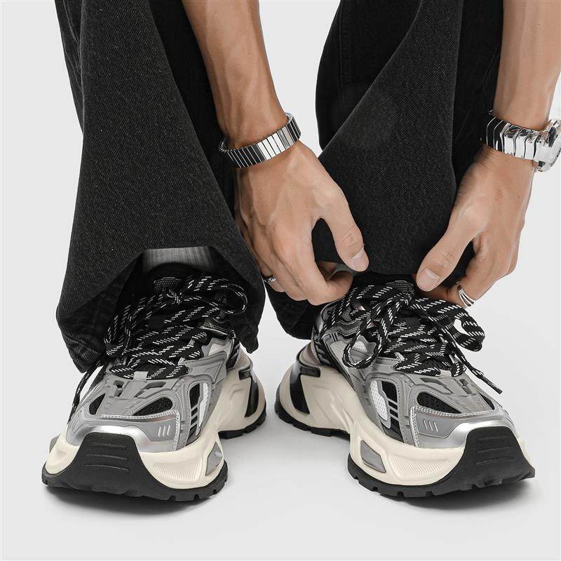 6增高水狼蛛机甲老爹鞋男女2025新款夏季厚底覆古休闲 运动跑鞋,淘宝优惠券,粉丝福利购,淘宝优惠卷