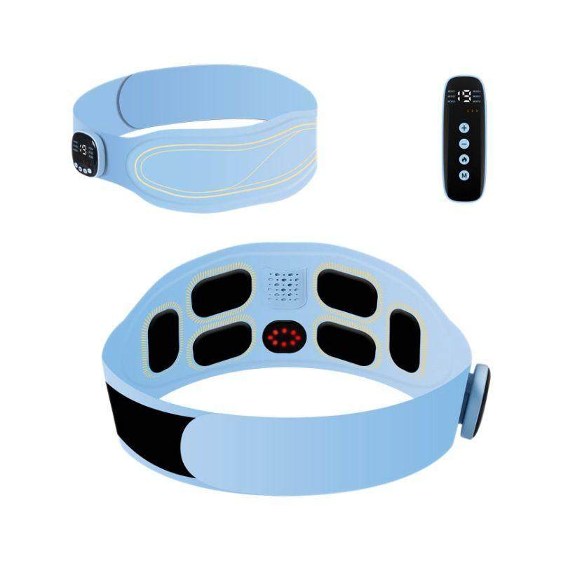 电子瘦身带轻薄红光按摩腰带EMS微电流震动热敷护腰暖宫带按摩仪,淘宝优惠券,粉丝福利购,淘宝优惠卷