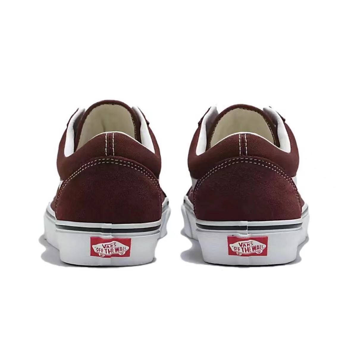 VANS/范斯官方正品男鞋OLD SKOOL 经典棕色低帮板鞋运动休闲鞋 - 图2