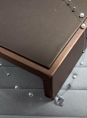 925银人鱼之泪满天星珍珠项链