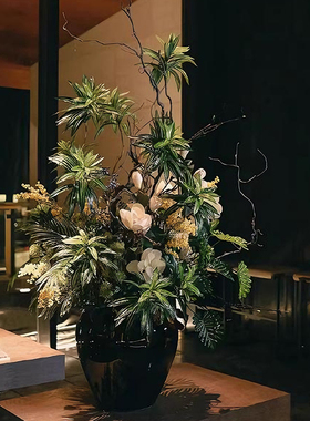 海虹景观仿真花艺酒店售楼处假花