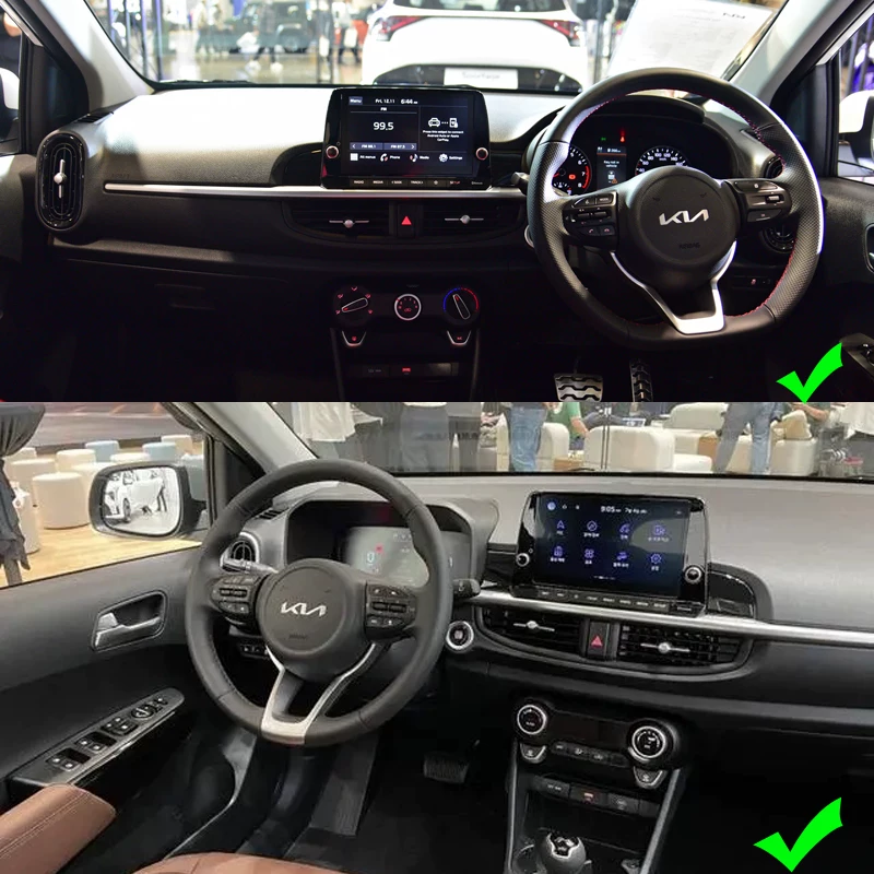 Подходит для 2021 22 23, запуск Aya Picanto Morning Morning Morning большой экран средняя панель автомобильная навигация