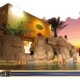 Foam sculpture customized large rockery simulation props
