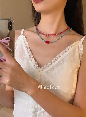 女款串珠项链气质百搭