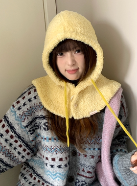 2026新款蓝色巴拉克拉法帽子女款