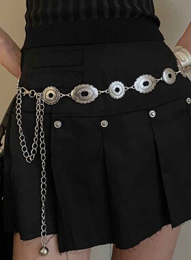女款金属波西米亚腰链