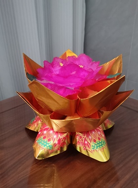 手工 中秋塔 民间折纸 莲花塔