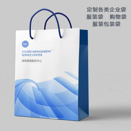 定制纸袋手提袋印LOGO礼品袋高档定做服装店袋子外卖打包袋包装袋 - 图0