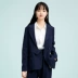 Jin Yuan Không thường xuyên Hem Blazer Thiết kế Sense Khí chất Váy mỏng hàng đầu 2020 Phụ nữ mùa xuân D201107 - Business Suit