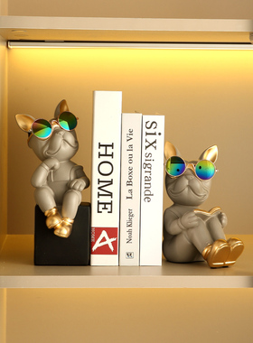 轻奢现代客厅玄关酒柜摆件套装