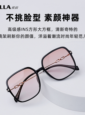 方框高级感女方框大框太阳镜