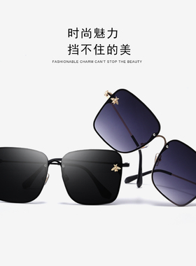 ZOLLa小蜜蜂大框太阳眼镜文艺男