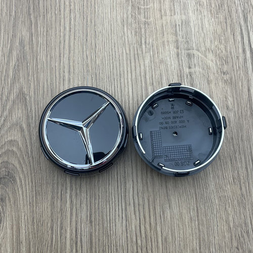 适用于奔驰改装75mm轮毂盖A45 CLA45 C63 GLA45 C200高凸轮盖标 - 图2