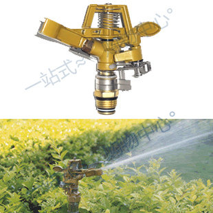 4分DN15锌合金可调摇臂喷头支撑架可控360度自动旋转喷头带三角架 - 图1