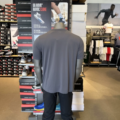 Under Armour UA Men's Rush Vanish Quick Dry Dry Fitness Running Training Sports с коротким рукавом 6007547