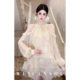 Fanshu light luxury Iris Qingwu 2026 ພາກຮຽນ spring ແລະ summer ຮູບແບບ lady ຮູບແບບໃຫມ່ temperament off-shoulder mulberry ຊຸດຜ້າໄຫມ temperament