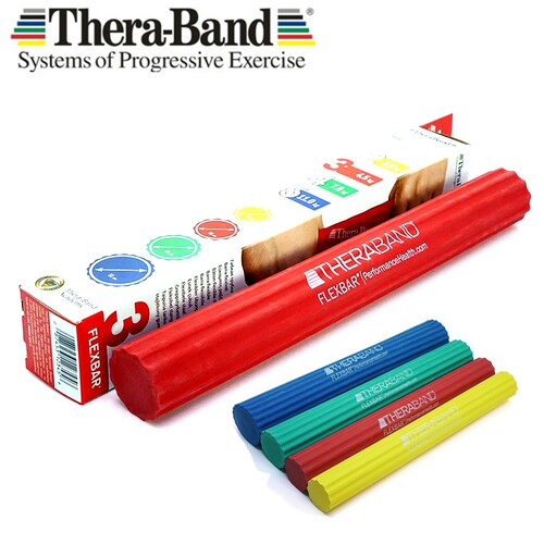 美国正品赛乐棒flexbar网球肘Thera-Band高尔夫球肘康复握力棒 - 图1