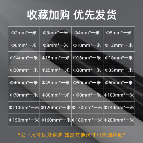 白色四氟棒聚四氟乙烯棒铁氟龙棒PTFE塑料王特氟龙棒板切割加工 - 图3