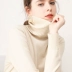 Phiên bản Hàn Quốc của áo len cổ cao nữ 18 mùa thu đông mới mới dài tay áo dài tay áo len túi ngang hông áo len nữ - Áo len