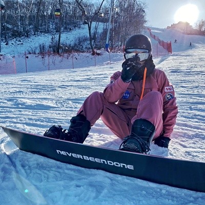 gsousnow滑雪服女连体套装情侣户外防风防水保暖单双板雪衣裤套装