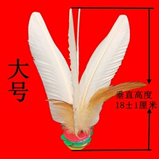 Китайский воланчик 丹东金翎直毛毽球比赛毽球成人健身儿童小学生毽子大白毽鸡毛毽子