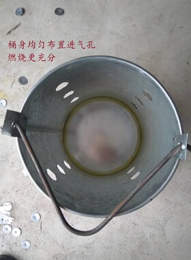优质镀锌铁皮加厚烧纸桶