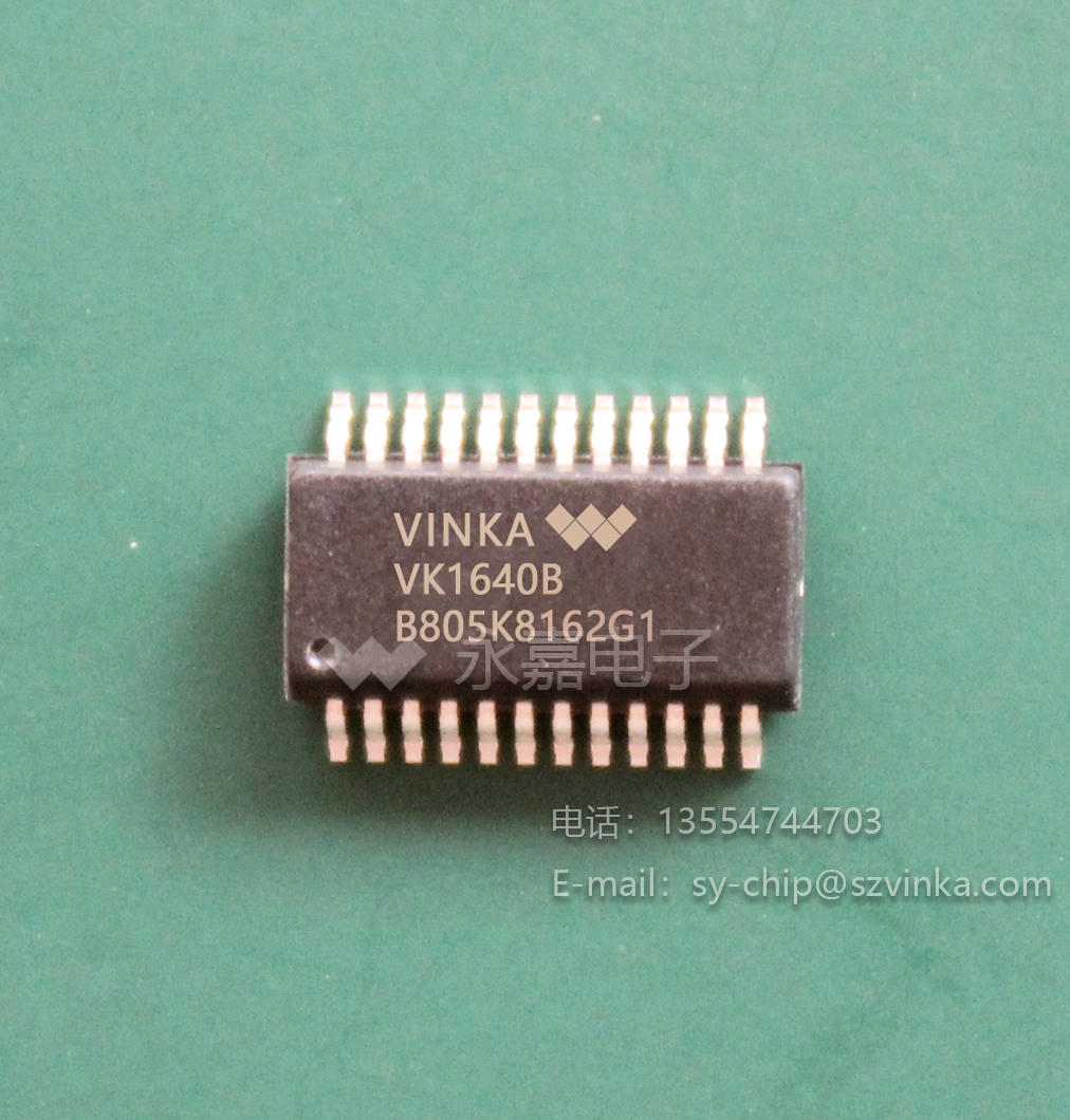 VK1640B SSOP24 LED数显芯片 兼用TM1640,TM6932,TM1629 小体积 - 图0