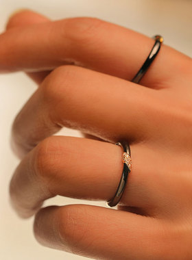 星眸原创设计礼物情侣对戒