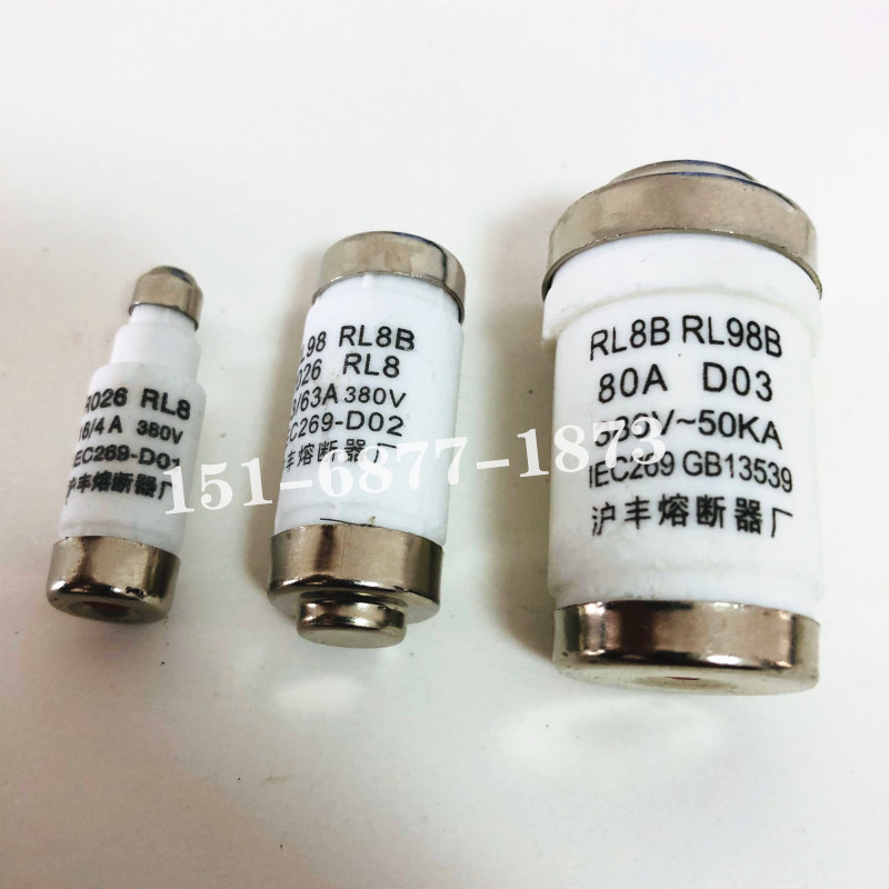 熔断器熔芯R026 RL8 RL8B RL98B D03 80A 100A125A380V熔体保险管 - 图2