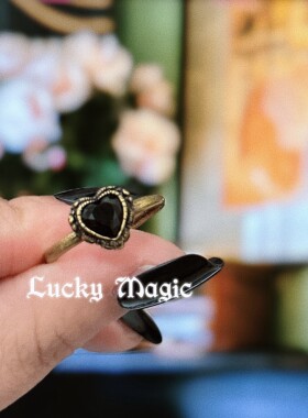 复古做旧开口戒指独白飞鸟925银