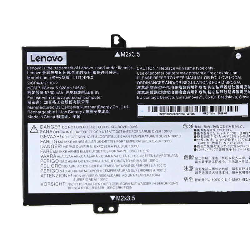 适用原装联想小新Air14/15 ARR/IKBR 530s-14/15IKB L17C4PB0电池-图0