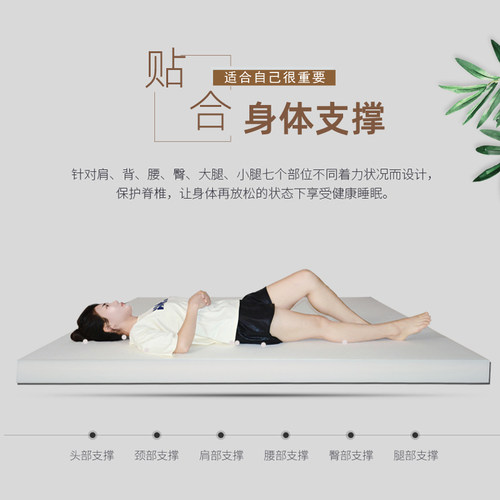 60D特硬高密度海绵床垫家用单双人学生宿舍加厚软垫定制榻榻米垫 - 图1