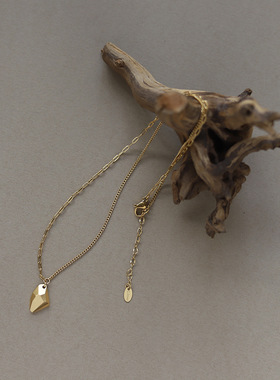 锁骨链项链鲸雨钛钢钛钢