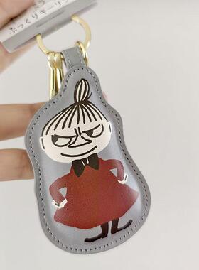亚美pu面镜子钥匙扣挂件moomin