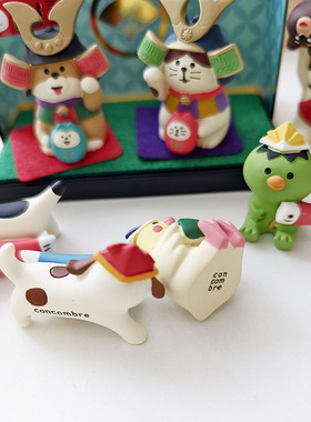 正版decole端午节装饰摆件