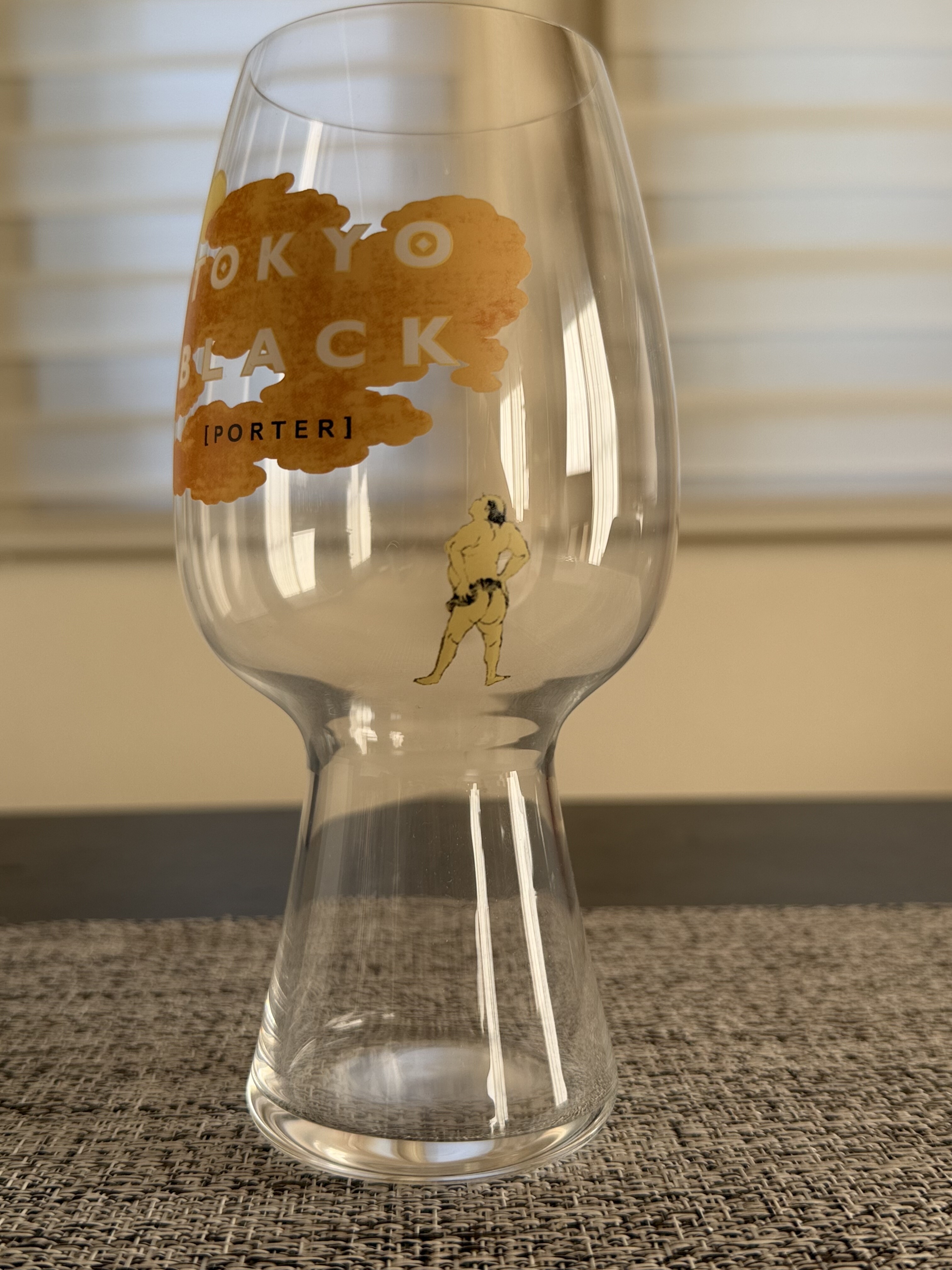 日本限定TOKYO BLACK PORTER精酿啤酒杯拉格杯 - 图0