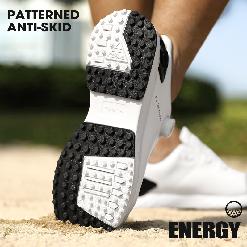 PGM 高尔夫鞋男款运动球鞋宽版缓震旋钮鞋带防水防滑休闲增高鞋,淘宝优惠券,粉丝福利购,淘宝优惠卷