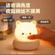 Voice Night Light Voice Controlled Cartoon Bedside Lamp for Sleeping